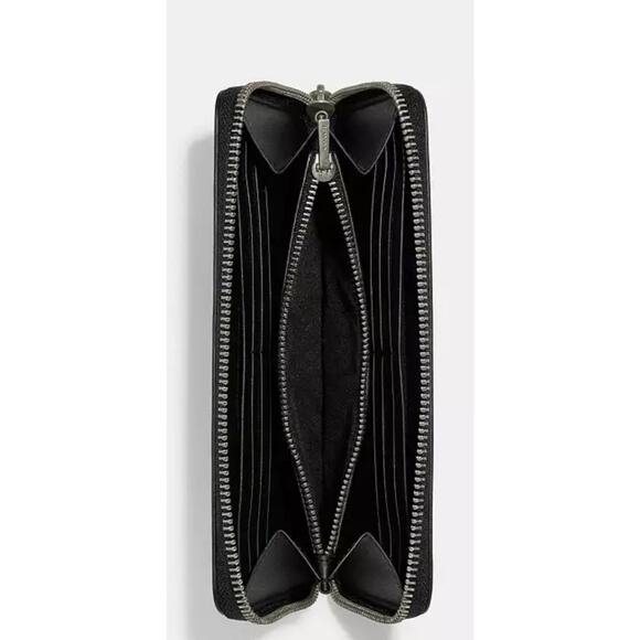 Coach Accordion Wallet Black Puffy C NWT MSRP $250 - Picture 3 of 3